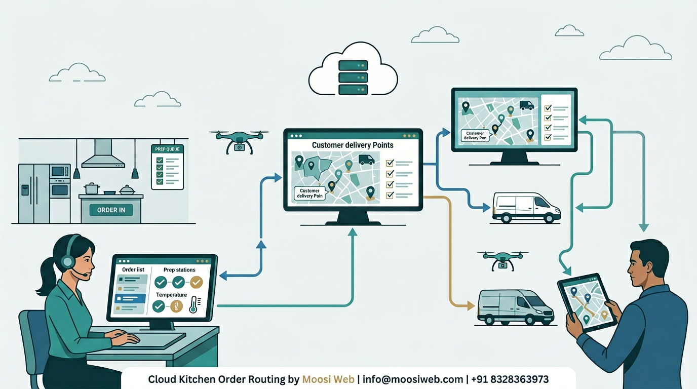 Cloud Kitchen Order Routing and Kitchen Load Balancing — case study featured image