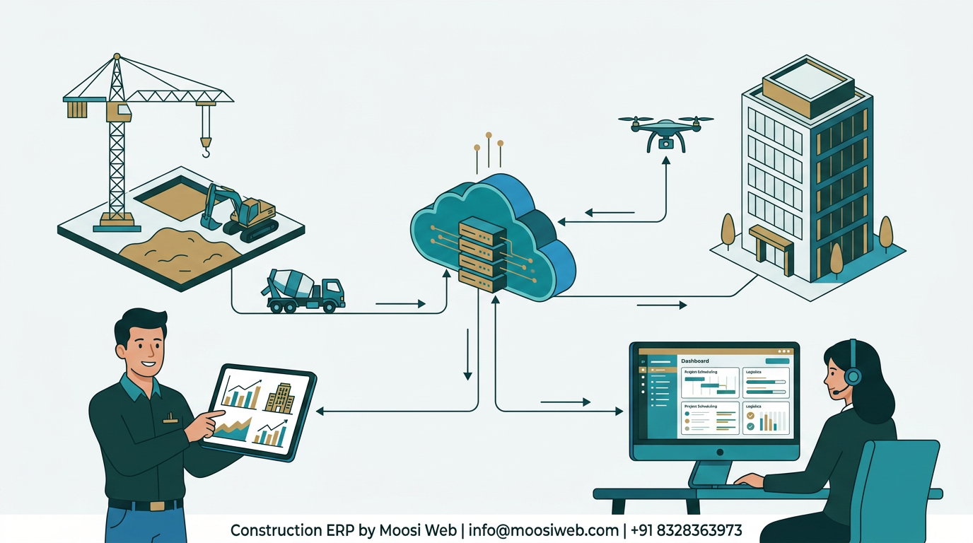 Construction ERP for Procurement and Site Approval Controls — case study featured image