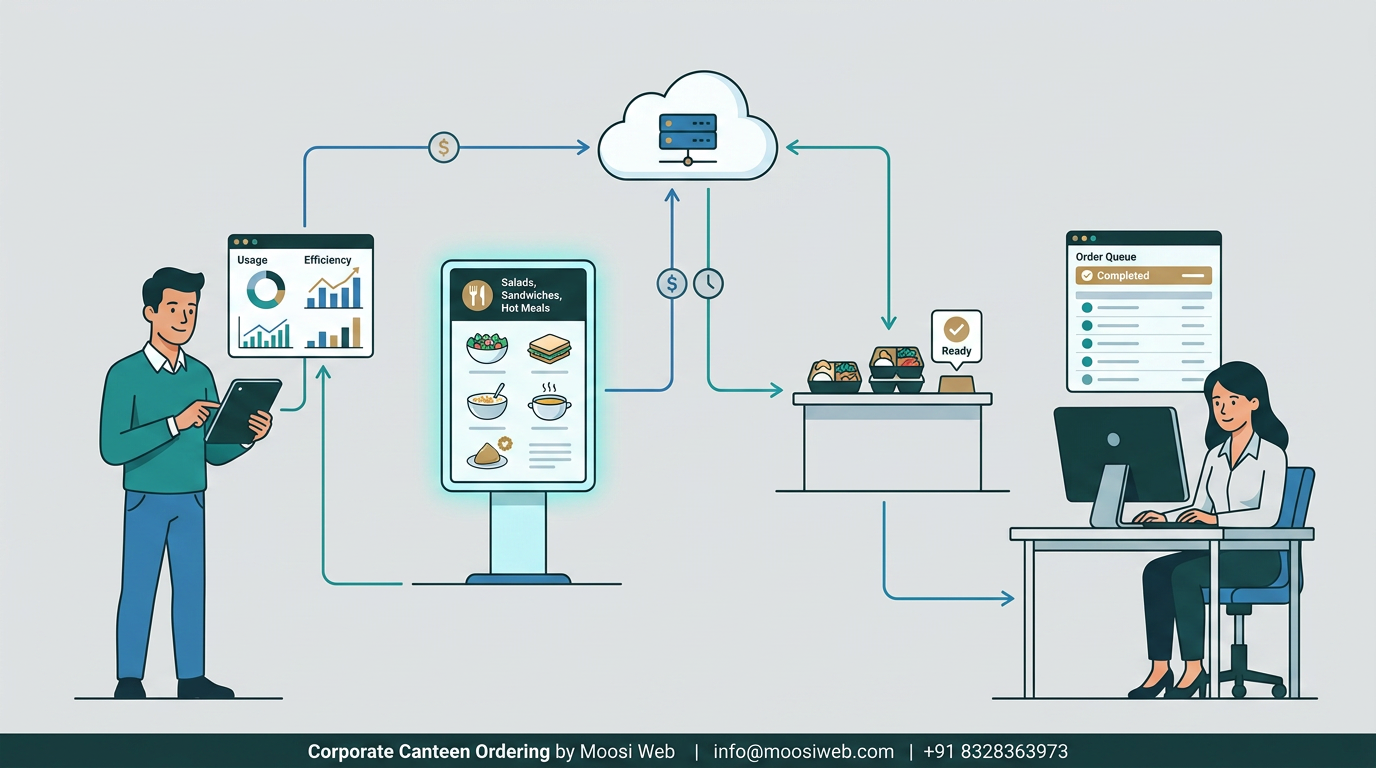 Corporate Canteen Ordering and Fulfillment Control Panel — case study featured image