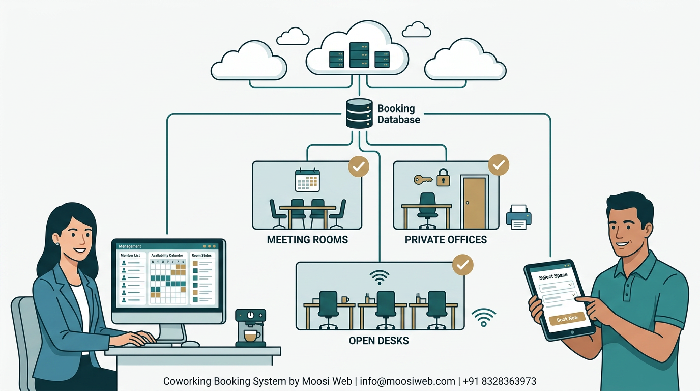 Coworking Booking System for Desks, Rooms, and Resources featured image