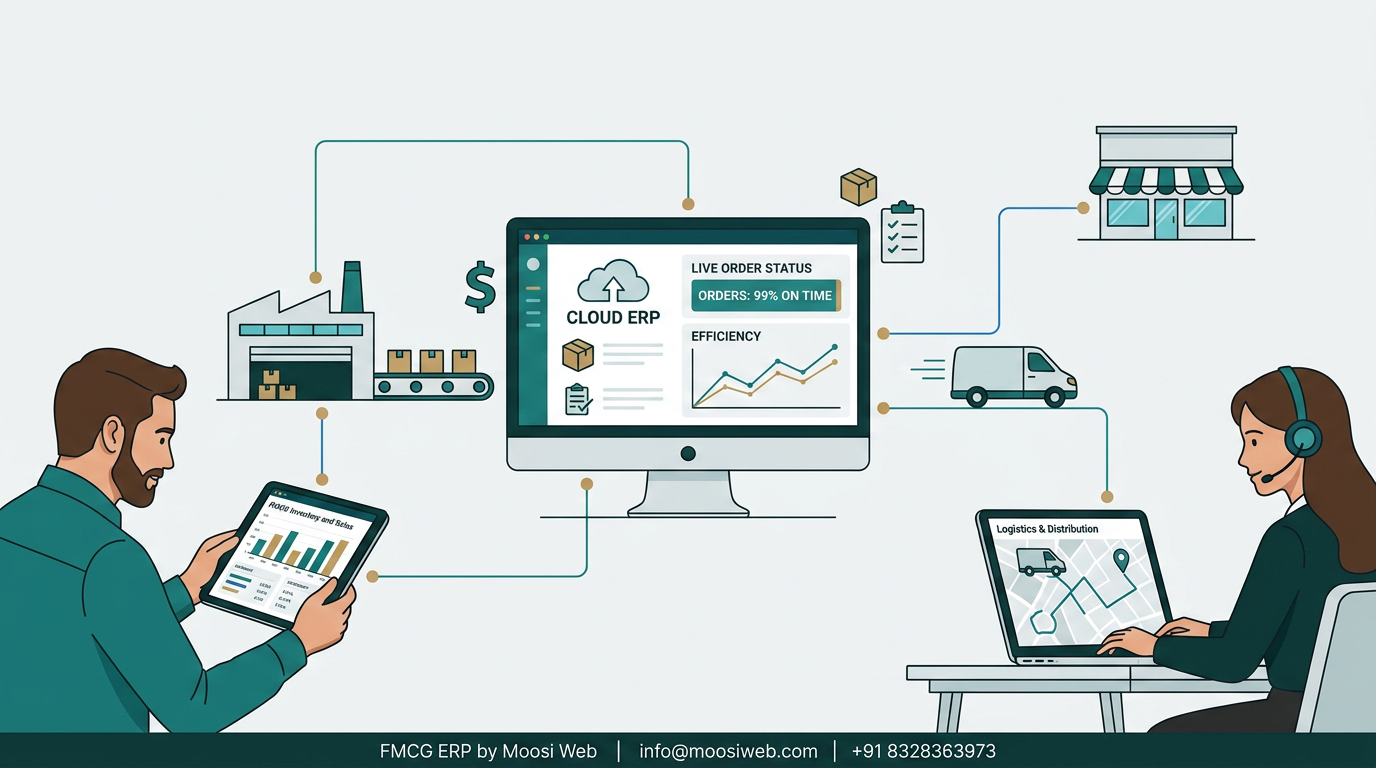 FMCG ERP for Distribution Operations and Route Reconciliation — case study featured image