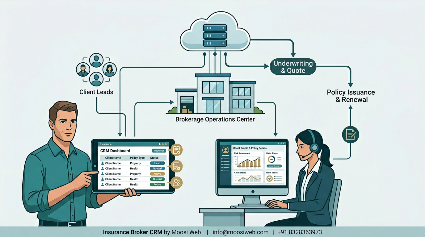 Insurance Broker CRM with Renewal and Reminder Controls featured image