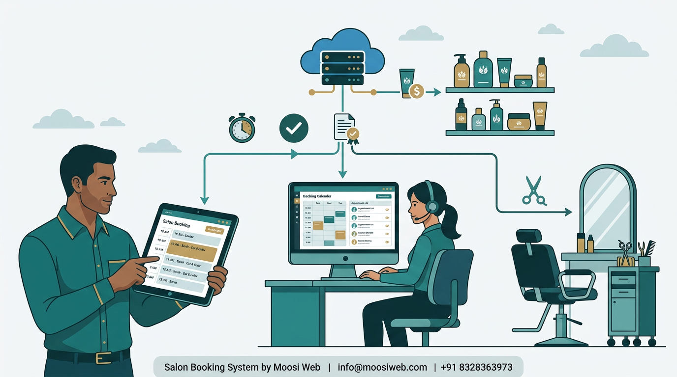 Salon Booking System with Membership and Staff Rotation Rules featured image