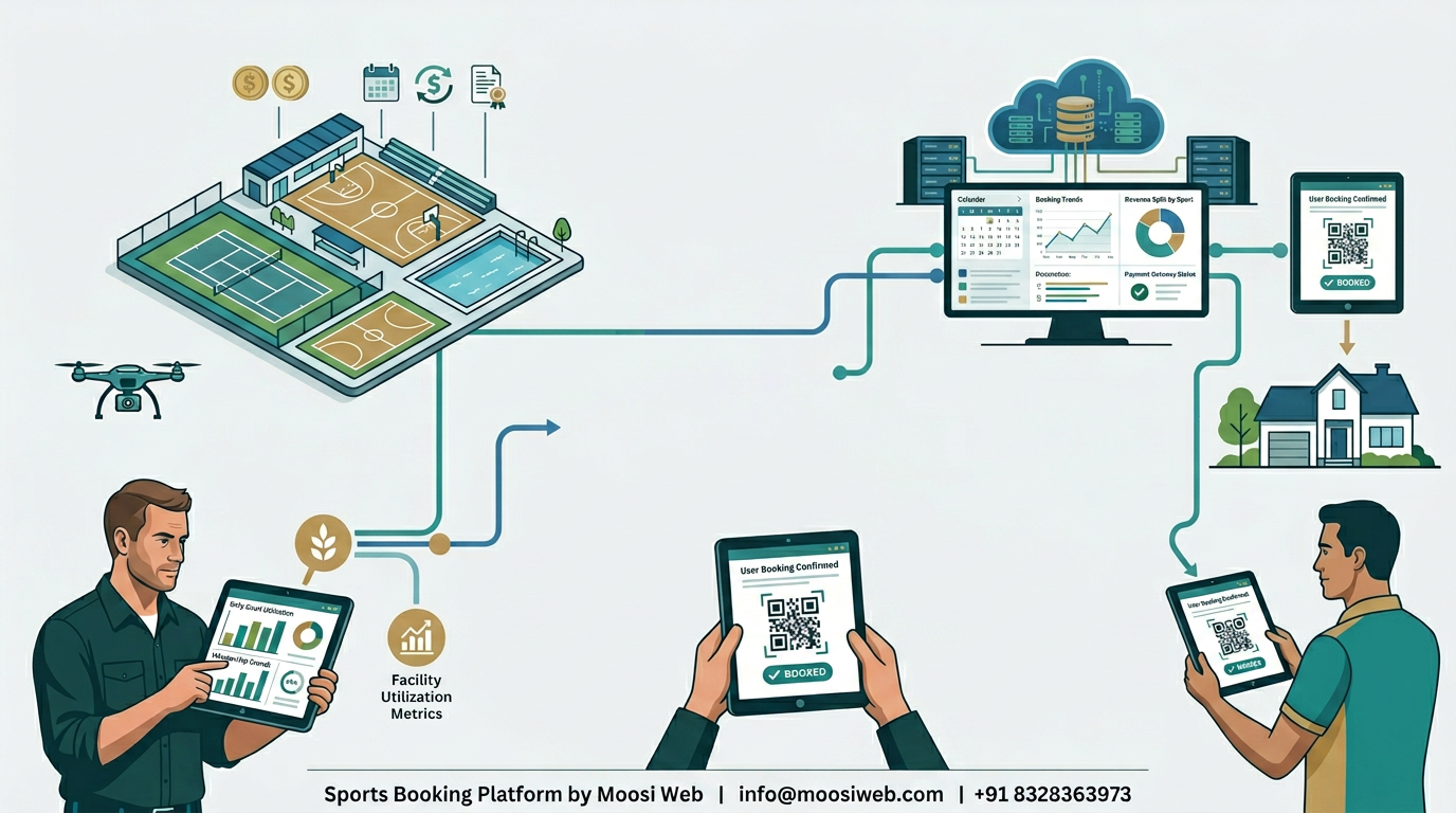 Sports Booking Platform for Court and Session Management featured image